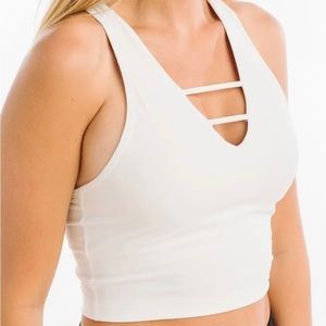 White Grid Tank
